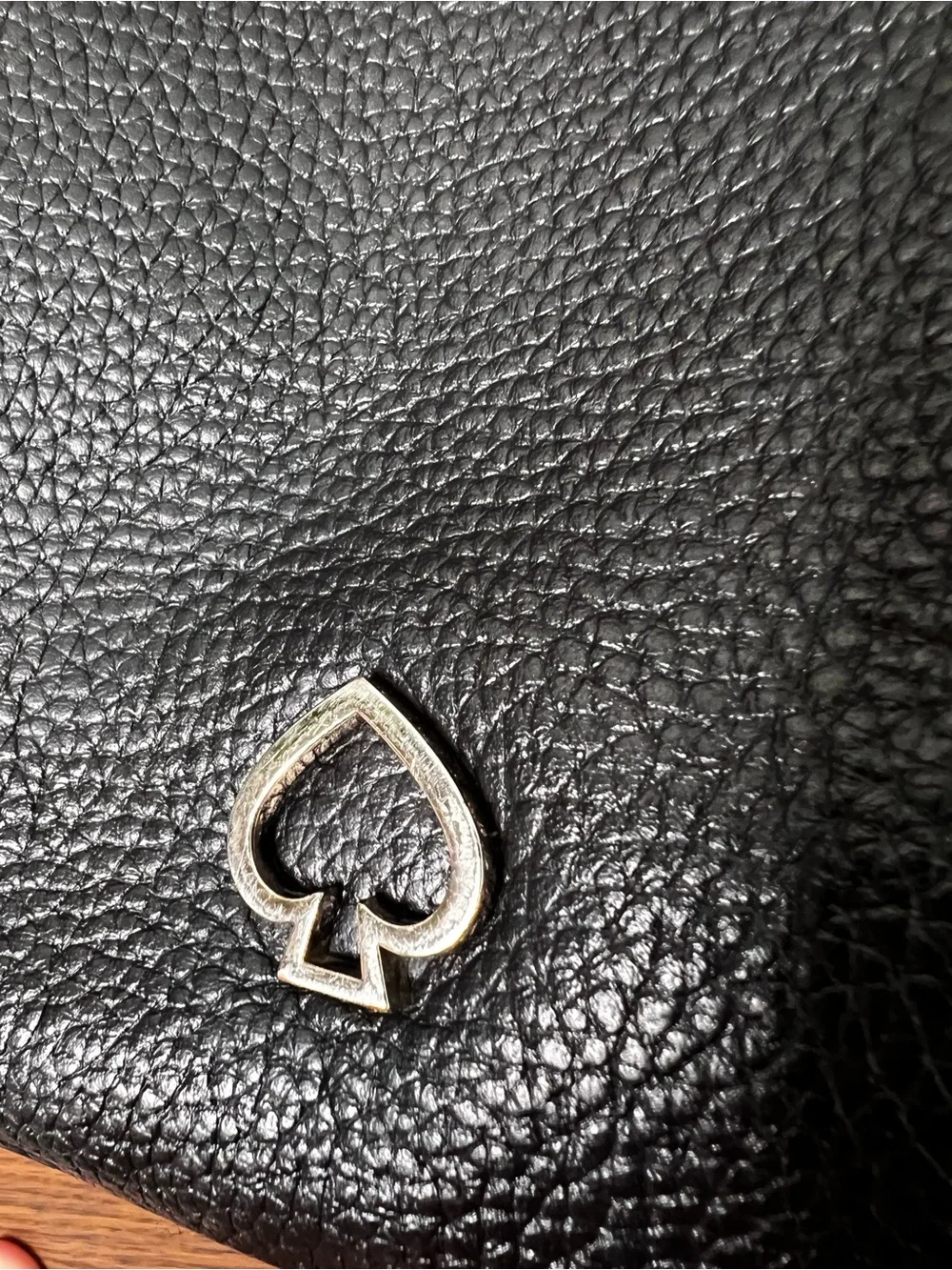 Kate Spade Kailee Shoulder Bag, crafted from black pebbled leather